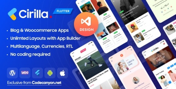 Cirilla Multipurpose Flutter Wordpress App Source Code