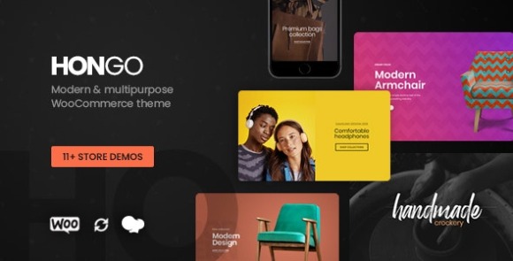 Hongo Modern and Multipurpose WooCommerce WordPress Theme Download