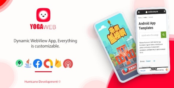 YOGAweb Android WebView Template App Source