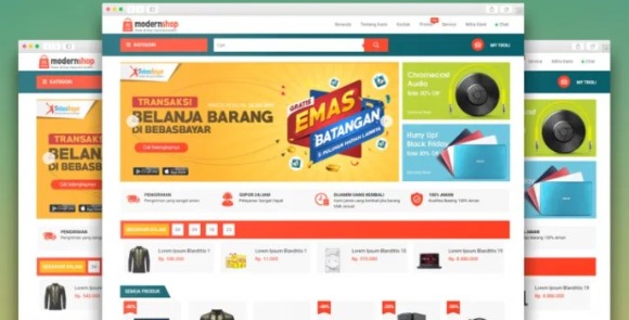 ModernShop Premium Responsive Blogger Template Free Download