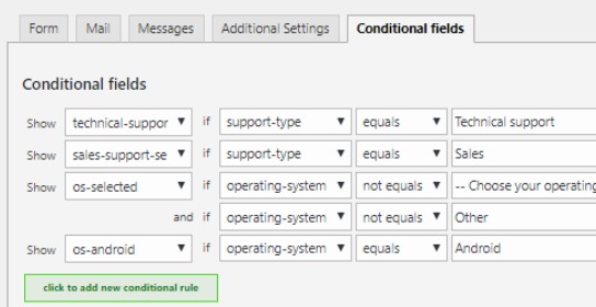 Conditional Fields Pro WordPress Plugin