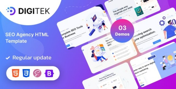 Digitek SEO Service HTML Template