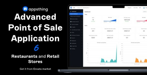 Appsthing POS Multi Store Restaurant Point of Sale Billing Stock Manager Application