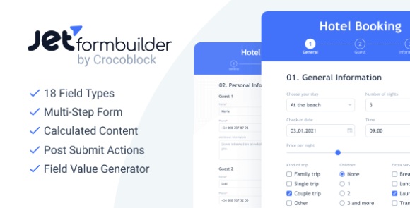 JetFormBuilder WordPress Form Builder Plugin and Addons