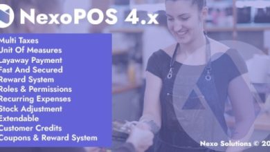 NexoPOS POS CRM and Inventory Manager Script