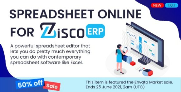 Spreadsheet Online for ZiscorERP Addon