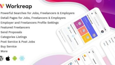 Workreap React Native Android and iOS Mobile App Source