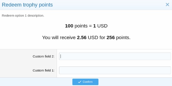 XenForo Point Redeem Addon