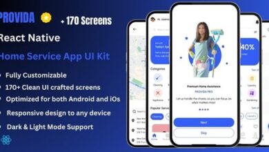 Provida Pro Home Service and House Cleaning React Native Expo Ui Kit
