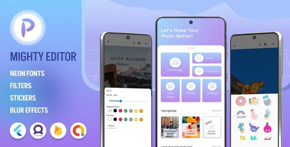 MightyEditor Flutter Photo Editor College App