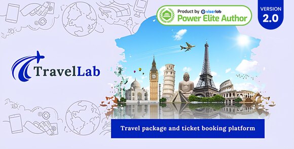TravelLab Travel Package and Ticket Booking Platform Script