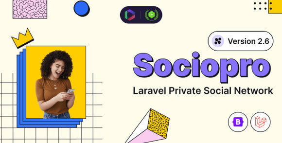 Sociopro Laravel Private Social Network Nulled Script