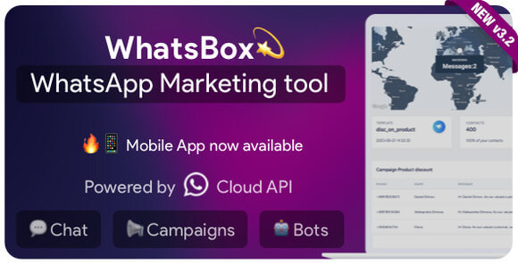 WhatsBox The WhatsApp Marketing Bulk Sender Chat Bots SaaS