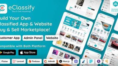 eClassify Classified Buy and Sell Marketplace Flutter App with Laravel Admin Panel