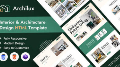Archilux Interior and Architecture HTML Template