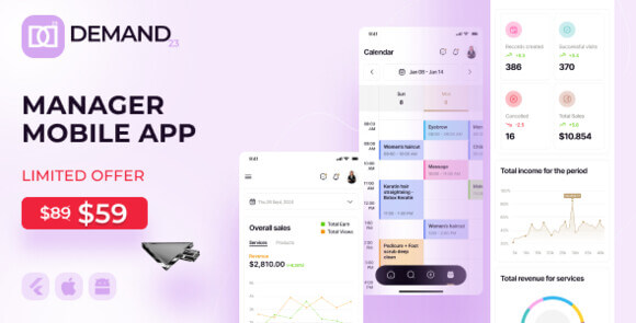 On-Demand24 Manager Application iOS Android Source