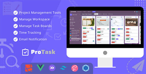 ProTask Project Management Tool Time Tracker Task Manager Script