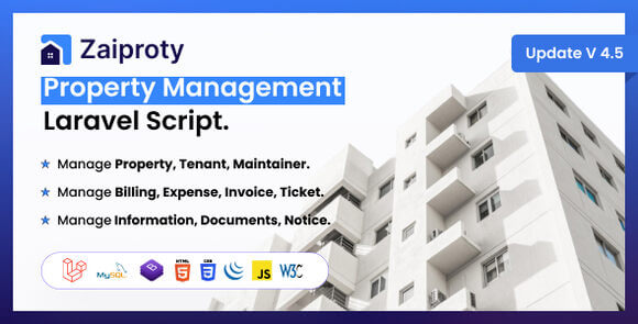 Zaiproty Property Management Laravel Script Nulled