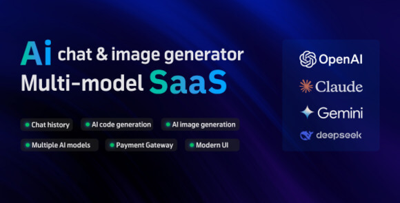 AI Chat Image AI Multi Model SaaS Script
