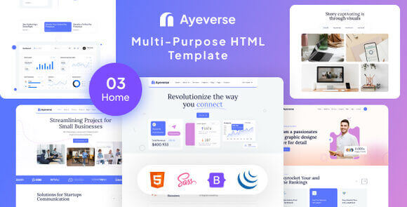 Ayeverse Multi-Purpose HTML Template