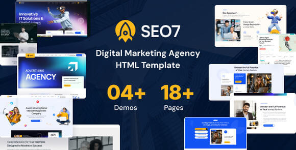SEO7 SEO and Digital Marketing Agency HTML Template