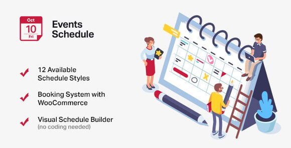 Events Schedule WordPress Events Calendar Plugin