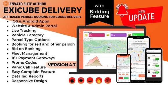 Exicube Delivery App Source